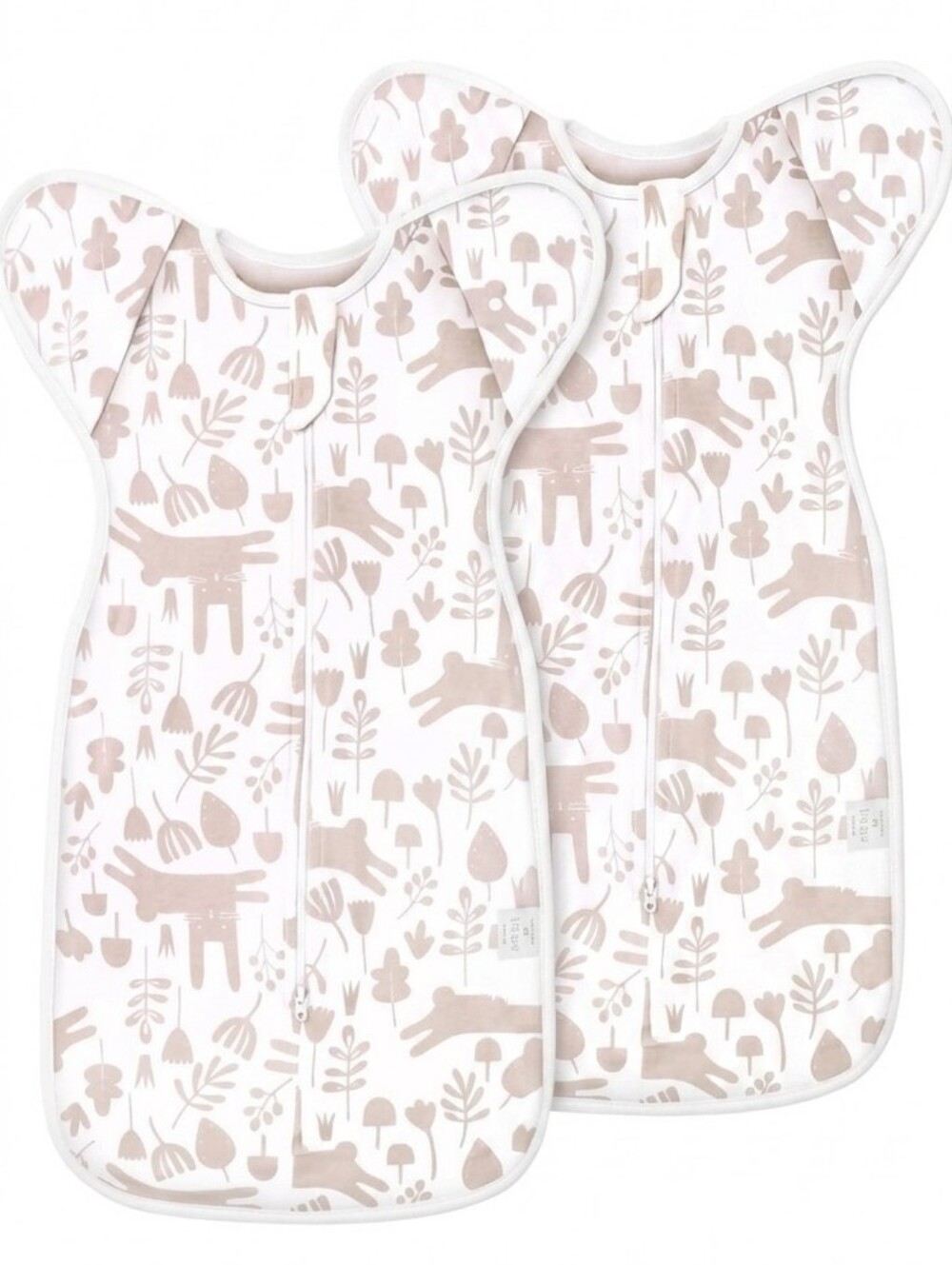 New 2-Pack Baby Swaddle Sleep Bag- Arms Up Swaddle Sz M 3-6 Months for Baby Girl